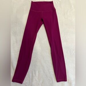 Rare Fuchsia Lululemon Align Leggings 25”